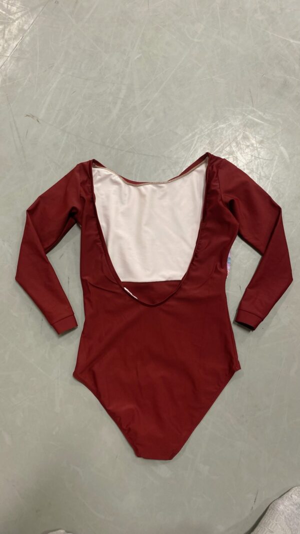 Burgundy leotard - Image 2