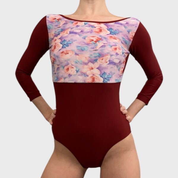 Burgundy leotard - Image 4