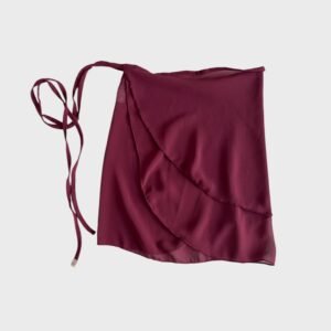 Burgundy skirt