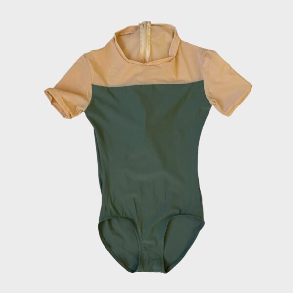Olive green leotard