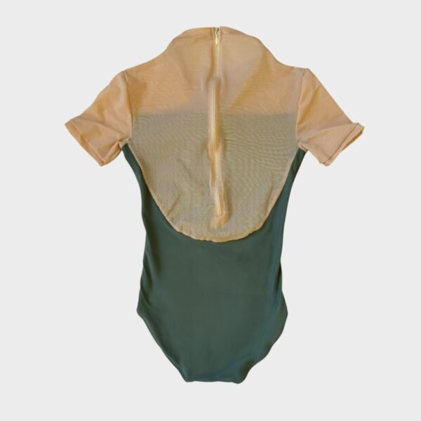 Olive green leotard - Image 2