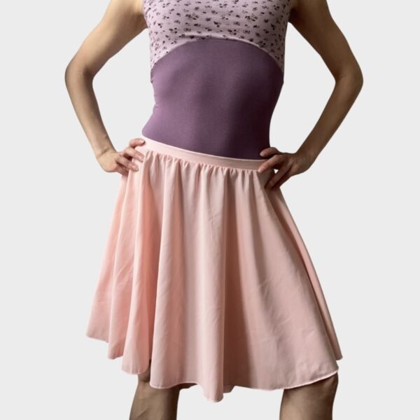 Blush pink skirt