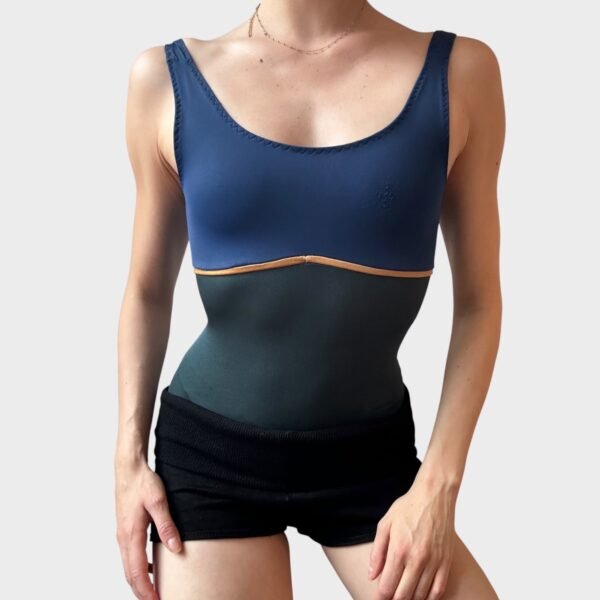 Dark green leotard