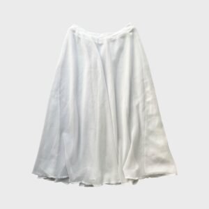 White rehearsal skirt
