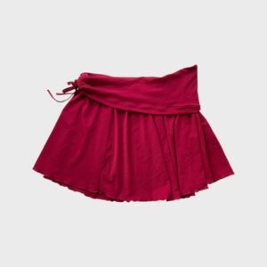 Red mesh skirt