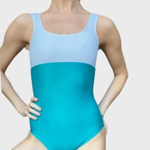 Two-tone leotard