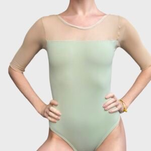 Light green leotard