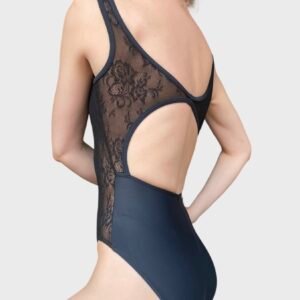 Black lace leotard