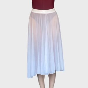 White rehearsal skirt