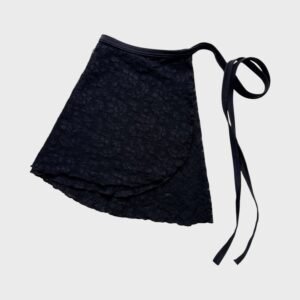 Black lace skirt