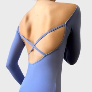 Blue leotard