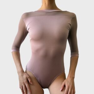 Pale pink leotard