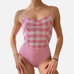 Pink leotard