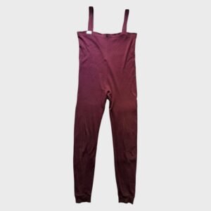 Burgundy overall